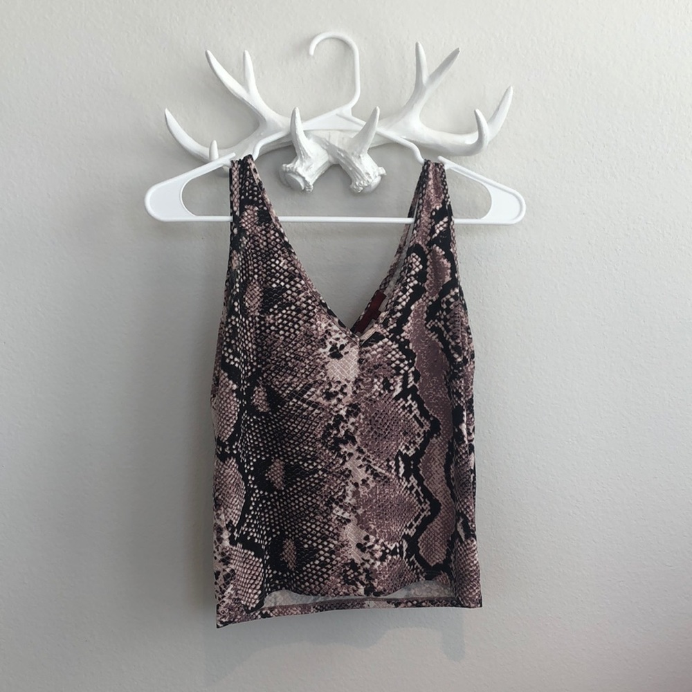 BKE Snakeskin Tank Top